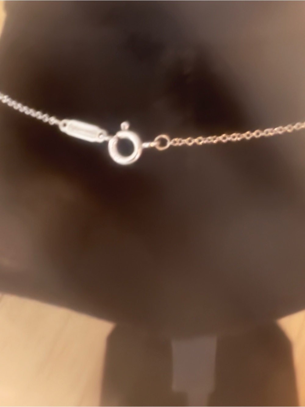 Tiffany & Co. Silver Necklace with Pink Heart Tag Duo - Picture 5 of 5